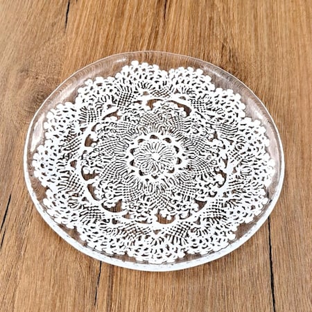 Red Pomegranate Collection 8.25 in. Lille Salad Plates - Set of 4 4051-0